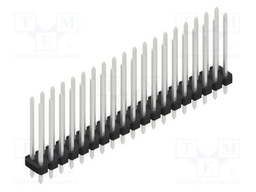 Connector: pin strips; pin header; male; PIN: 38; 2.54mm; THT; 2x19