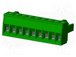 Connector: pluggable terminal block; plug; female; straight; 12A