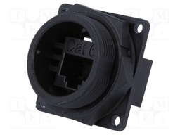 Coupler; RJ45; DC; PIN: 8; Cat: 6; Layout: 8p8c; both sides socket