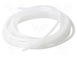 Spiral wrapping; ØBundle : 5÷20mm; polyetylene; natural; L: 5m