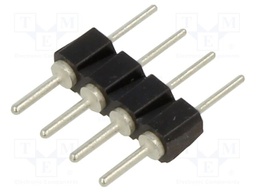 Connector: pin strips; socket; male; PIN: 4; THT; straight; 2.54mm
