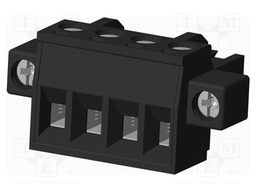 Connector: pluggable terminal block; plug; female; straight; 300V
