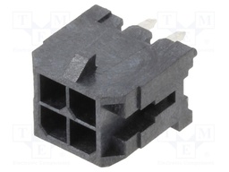 Connector: wire-board; socket; male; -40÷105°C; PIN: 4; Layout: 2x2