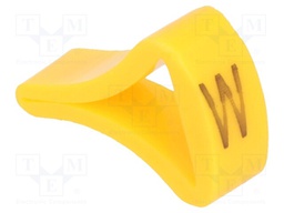 Markers for cables and wires; Label symbol: W; 6÷10.5mm; H: 16mm