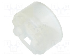 Spacer sleeve; LED; Øout: 5.1mm; ØLED: 5mm; L: 3.1mm; natural