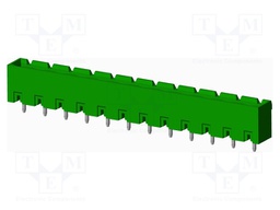 Connector: pluggable terminal block; socket; male; straight; THT