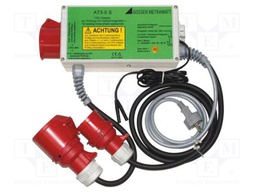 Three-phase adapter; Urated: 300V; 290x120x105mm; Imax: 20A