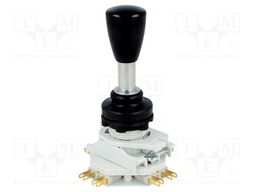 Joystick; Stabl.pos: 1; Leads: 2,8x0,5mm connectors; -25÷70°C