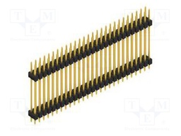 Connector: pin strips; pin header; male; PIN: 54; 2.54mm; THT; 2x27