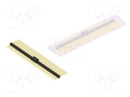 Connector: pin strips; pin header; male; PIN: 32; 2.54mm; SMT; 1x32