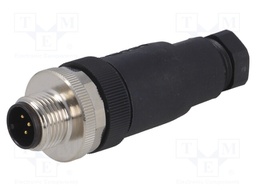 Plug; M12; PIN: 5; male; A code-DeviceNet / CANopen; for cable