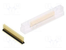 Connector: pin strips; pin header; male; PIN: 44; 2.54mm; SMT; 2x22