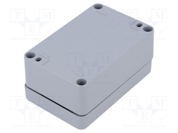 Enclosure: multipurpose; X: 66mm; Y: 100mm; Z: 46mm; EURONORD; grey