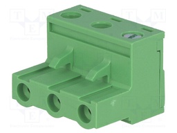 Pluggable terminal block; 7.5mm; ways: 3; straight; plug; female