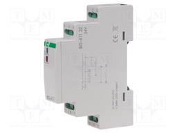 Relay: installation; bistable,impulse; NO x2; 8A; -25÷50°C; IP20