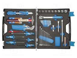 Kit: general purpose; toolbox; 49pcs.