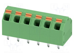 PCB terminal block, rated current: 9 A, rated voltage (III/2