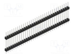 Connector: pin strips; pin header; male; PIN: 33; 2.54mm; THT; 1x33
