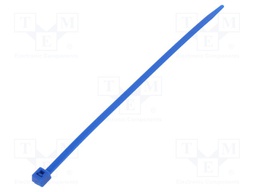 Cable tie; L: 201mm; W: 4.7mm; E/TFE; 222.3N; blue; Ømax: 50mm