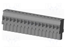 Connector: pluggable terminal block; plug; female; angled 90°