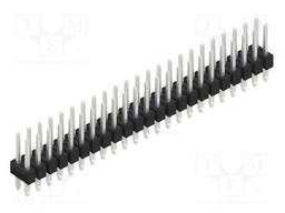Connector: pin strips; pin header; male; PIN: 46; 2.54mm; THT; 2x23