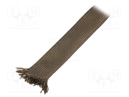 Insulating tube; Mat: basalt fibre; khaki; -260÷560°C; Øint: 14mm