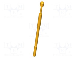 Test needle; Operational spring compression: 4mm; 5A; Ø: 2.3mm