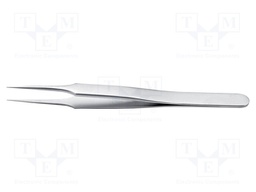 Tweezers; 110mm; for precision works; Blade tip shape: sharp