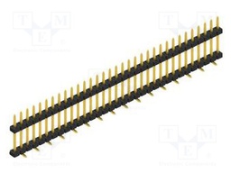 Connector: pin strips; pin header; male; PIN: 33; 2mm; SMT; 1x33