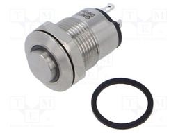 Switch: vandal resistant; Pos: 2; SPST-NO; 2A/36VDC; IP65; OFF-ON