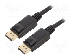 Cable; DisplayPort 1.2,HDCP; DisplayPort plug,both sides; 2m