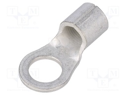 Ring terminal; M10; 16.8÷26.7mm2; crimped; for cable; tinned; 4AWG