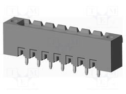 Connector: pluggable terminal block; socket; male; on PCBs