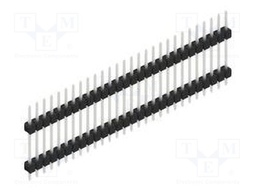 Connector: pin strips; pin header; male; PIN: 28; 2.54mm; THT; 1x28