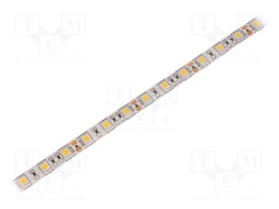 LED tape; white warm; LED/m: 60; SMD; 5050; 12V; 10mm; in gel; IP65