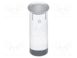 Fibre for LED; round; Ø3.3mm; Front: flat; straight