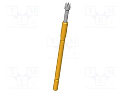 Test needle; Operational spring compression: 4mm; 5A; Ø: 2mm; 3N