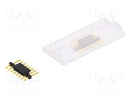 Connector: pin strips; pin header; male; PIN: 8; 2mm; SMT; 1x8; 100V