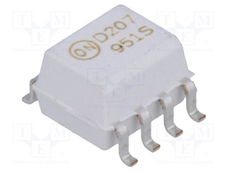 Optocoupler; SMD; Channels: 2; Out: transistor; Uinsul: 5.3kV; SO8