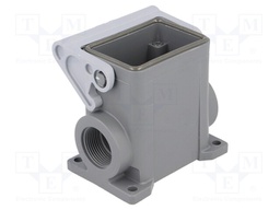 Enclosure: for HDC connectors; T-Type; size 44.27; IP65; M25