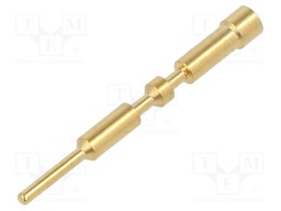 Circular Connector Contact, Han Series, Pin, Crimp, 16 AWG, 26 AWG
