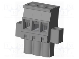 Connector: pluggable terminal block; plug; female; angled 90°