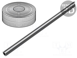 Pneumatic tubing; TPE-U; silver; 10mm; -0.95÷10bar