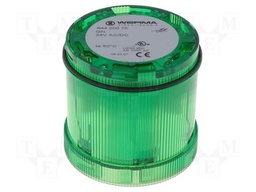 Signaller: lighting; continuous light; Colour: green; Usup: 24VDC
