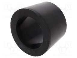 Grommet; caoutchouc; L: 24mm; -20÷80°C; Øcable: 24mm; black