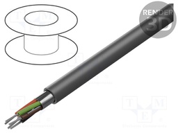 Wire; Alpha Essential C&C; 50x24AWG; unshielded; 300V; 30.5m; Cu