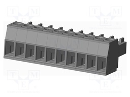 Connector: pluggable terminal block; plug; female; straight; grey