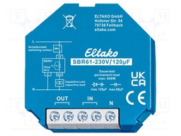 Current limiting relay; plaster embedded; NO; OUT: 250VAC/10A