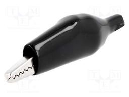 Crocodile clip; 60VDC; Grip capac: max.11mm; Overall len: 54mm