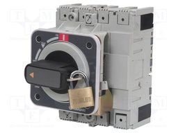 Direct handle; outside; red; Additional functions: key lock